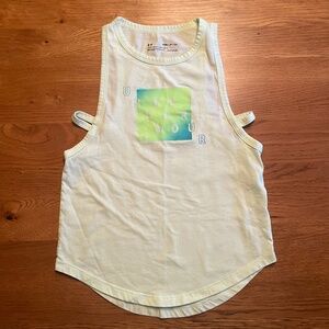 Girls Light Green Under Armour Tank Size Small